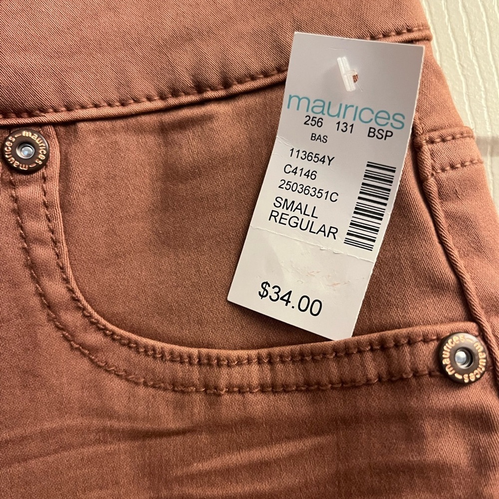 Maurice’s Women’s Rust Skinny Jeggings Jeans Highrise Small Regular New - Picture 3 of 6
